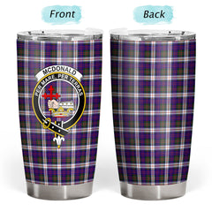 McDonald Dress Modern Tartan Crest Tumbler