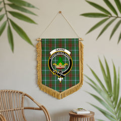 Gayre Tartan Crest Wall Hanging Banner - Wood Pole