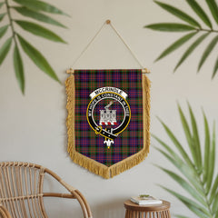 McCrindle Tartan Crest Wall Hanging Banner - Wood Pole