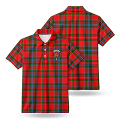 Butter Tartan Crest Birdseye Mesh Polo Shirt