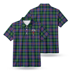 Logan Ancient Tartan Crest Birdseye Mesh Polo Shirt