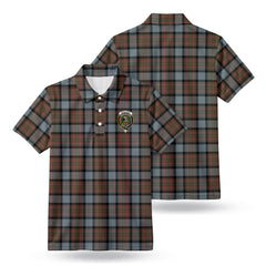 MacLaren Weathered Tartan Crest Birdseye Mesh Polo Shirt