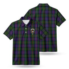 McDonald Tartan Crest Birdseye Mesh Polo Shirt