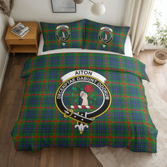 Aiton Tartan Crest Bedding Set