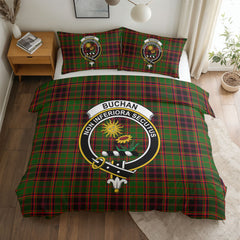 Buchan Modern Tartan Crest Bedding Set
