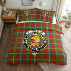 Forrester Tartan Crest Bedding Set