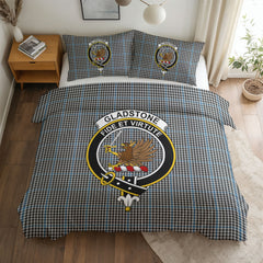 Gladstone Tartan Crest Bedding Set