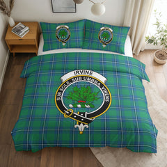 Irvine Ancient Tartan Crest Bedding Set