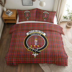 MacAlister Modern Tartan Crest Bedding Set