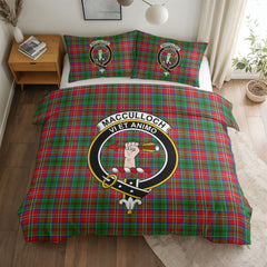 MacCulloch (McCulloch) Tartan Crest Bedding Set