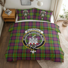 MacDonald (Clan Ranald) Tartan Crest Bedding Set