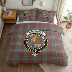 MacGregor Hunting Ancient Tartan Crest Bedding Set