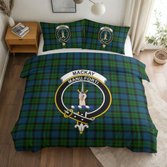 MacKay Modern Tartan Crest Bedding Set