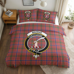 MacRae Ancient Tartan Crest Bedding Set