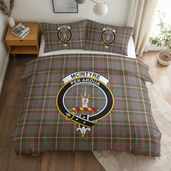 McIntyre Hunting Weathered Tartan Crest Bedding Set