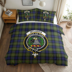 McLaren Modern Tartan Crest Bedding Set