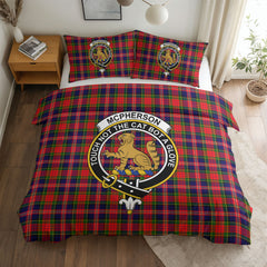 McPherson Modern Tartan Crest Bedding Set