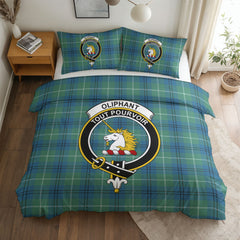 Oliphant Ancient Tartan Crest Bedding Set