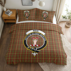 Reid Ancient Tartan Crest Bedding Set