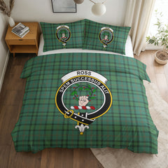Ross Hunting Ancient Tartan Crest Bedding Set
