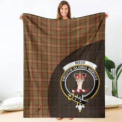 Reid Ancient Tartan Crest Blanket Wave Style