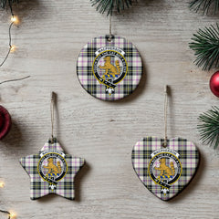 MacPherson Dress Ancient Tartan Crest Christmas Ceramic Ornament