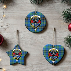 McLeod of Harris Ancient Tartan Crest Christmas Ceramic Ornament