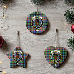 Stirling (of Keir) Tartan Crest Christmas Ceramic Ornament