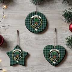 Swinton Tartan Crest Christmas Ceramic Ornament