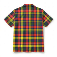 Buchanan Modern Tartan Crest Hawaiian Shirt