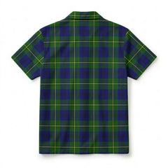 Johnston Modern Tartan Crest Hawaiian Shirt