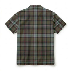 Stewart Old Weathered Tartan Crest Hawaiian Shirt