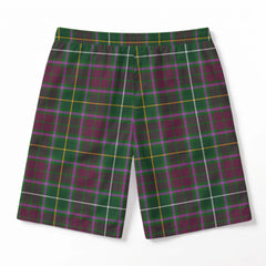 Crosbie Tartan Crest Men's Beach Shorts