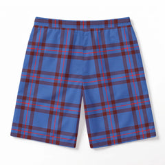 Elliot Modern Tartan Crest Men's Beach Shorts