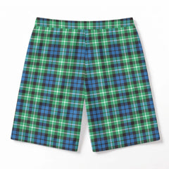 Graham of Montrose Ancient Tartan Crest Men's Beach Shorts