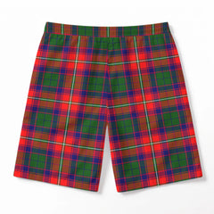 Hopkirk Tartan Crest Men's Beach Shorts