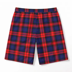 MacLachlan Modern Tartan Crest Men's Beach Shorts
