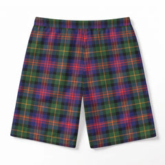 MacLennan Modern Tartan Crest Men's Beach Shorts