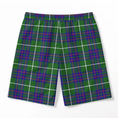 McIntyre Hunting Modern Tartan Crest Men's Beach Shorts