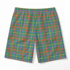 McKintosh Hunting Ancient Tartan Crest Men's Beach Shorts