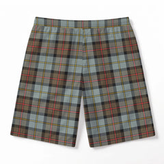 McLeod of Harris Weathered Tartan Crest Men's Beach Shorts