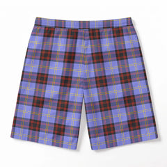 Rutherford Tartan Crest Men's Beach Shorts