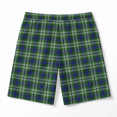 Spottiswood Tartan Crest Men's Beach Shorts