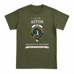 Aiton Tartan Crest Mischief and Mayhem T-shirt