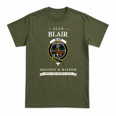 Blair Dress Tartan Crest Mischief and Mayhem T-shirt