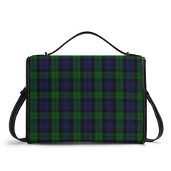 Black Watch Tartan Crest Satchel Bag