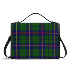 Carmichael Modern Tartan Crest Satchel Bag