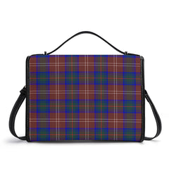 Chisholm Hunting Modern Tartan Crest Satchel Bag