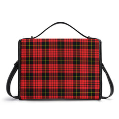 MacQueen Modern Tartan Crest Satchel Bag
