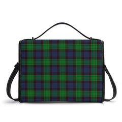 Stewart Old Modern Tartan Crest Satchel Bag